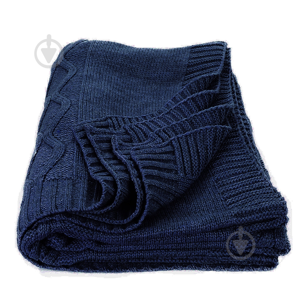 Плед Carmel 140x180 см темно-синий SoundSleep - фото 1 Плед Carmel 140x180 см темно-синий SoundSleep - фото 1