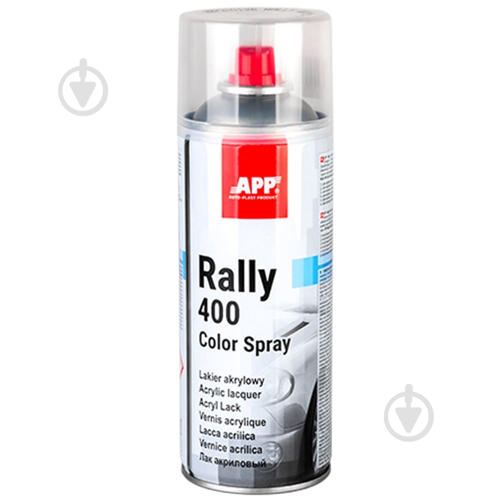 Краска аэрозольная Rally прозрачный 210126 APP 400 мл - фото 1
