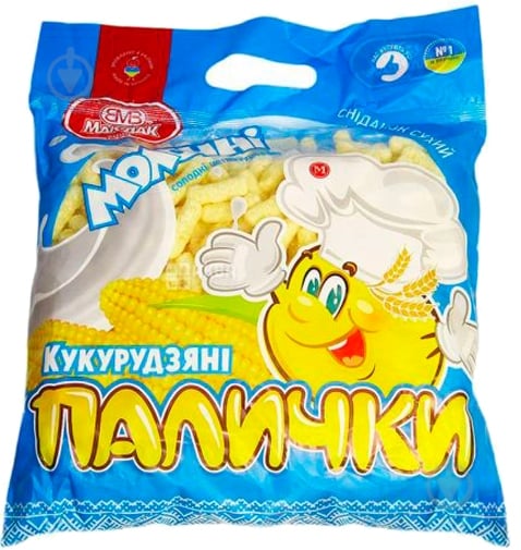 Палички кукурудзяні МАК-ДАК Молочнi 175 г - фото 1