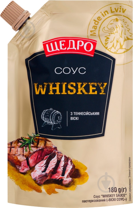Соус ЩЕДРО Whiskey 180 г - фото 1 Соус ЩЕДРО Whiskey 180 г - фото 1