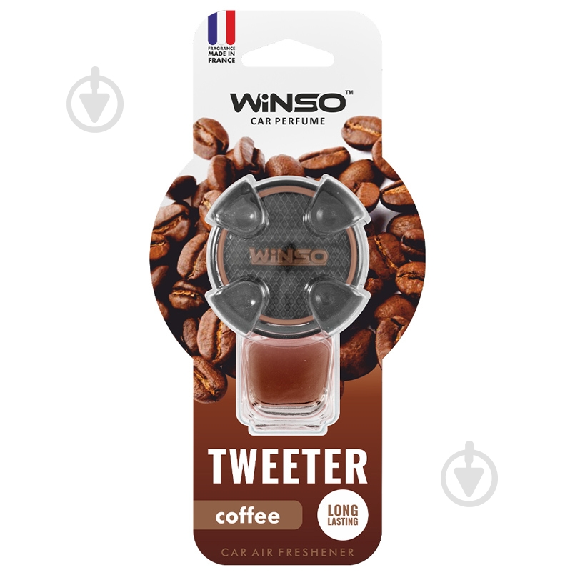 Ароматизатор на дефлектор WINSO Tweeter Coffee 530870 8 мл - фото 1