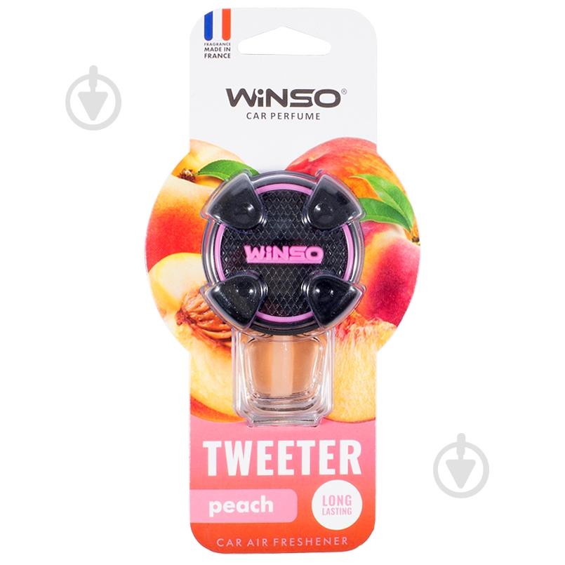 Ароматизатор на дефлектор WINSO Tweeter Peach 533190 8 мл - фото 1