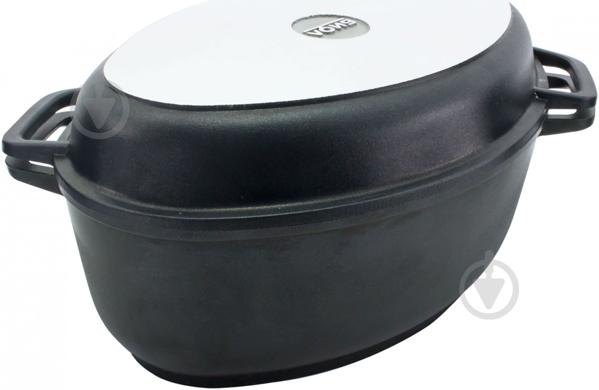 Гусятниця Biol з антипригарним покриттям з кришкою-сковородою 4 л G401P - фото 5