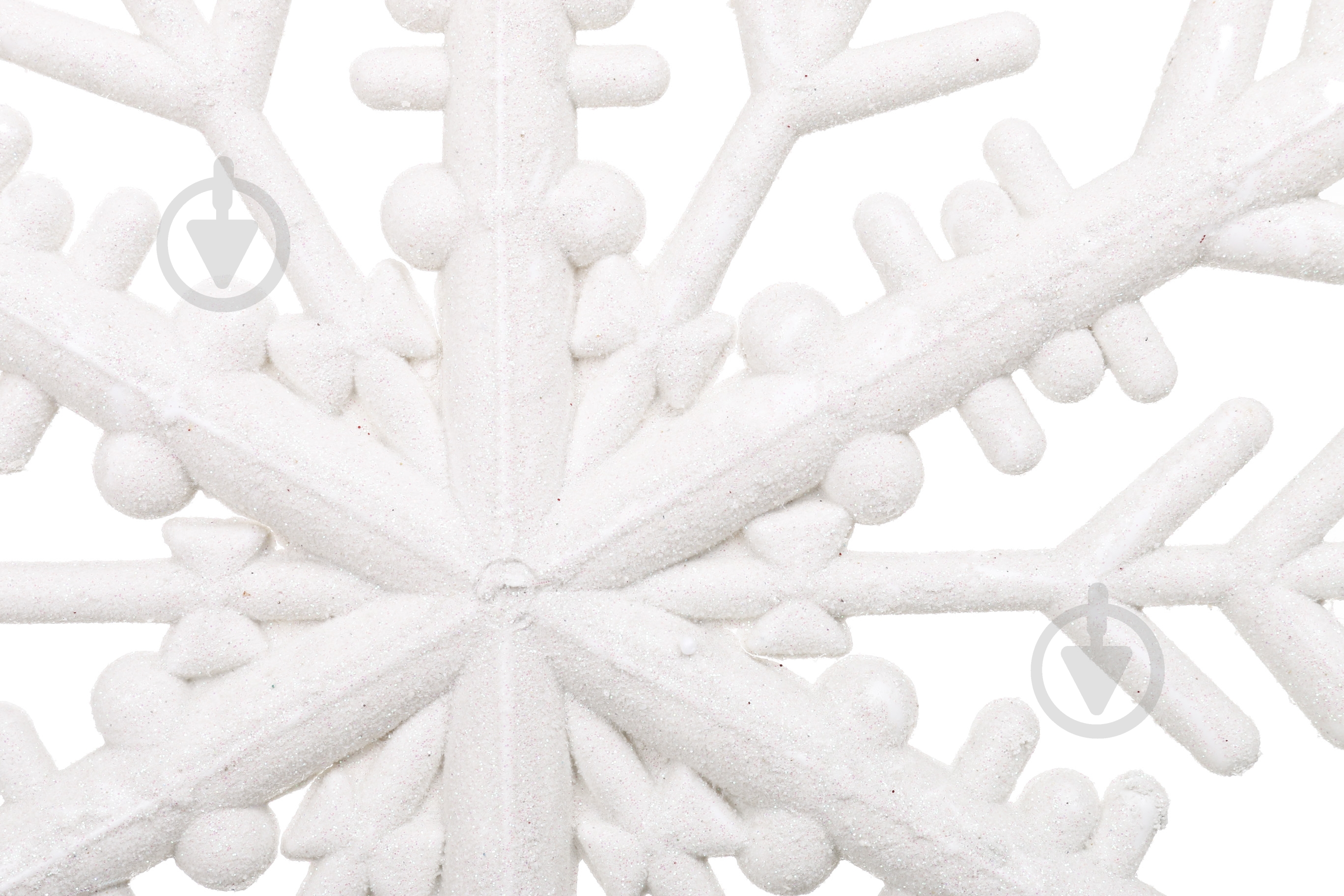 Декорація новорічна Сніжинка 30 см SD21-295W - фото 2