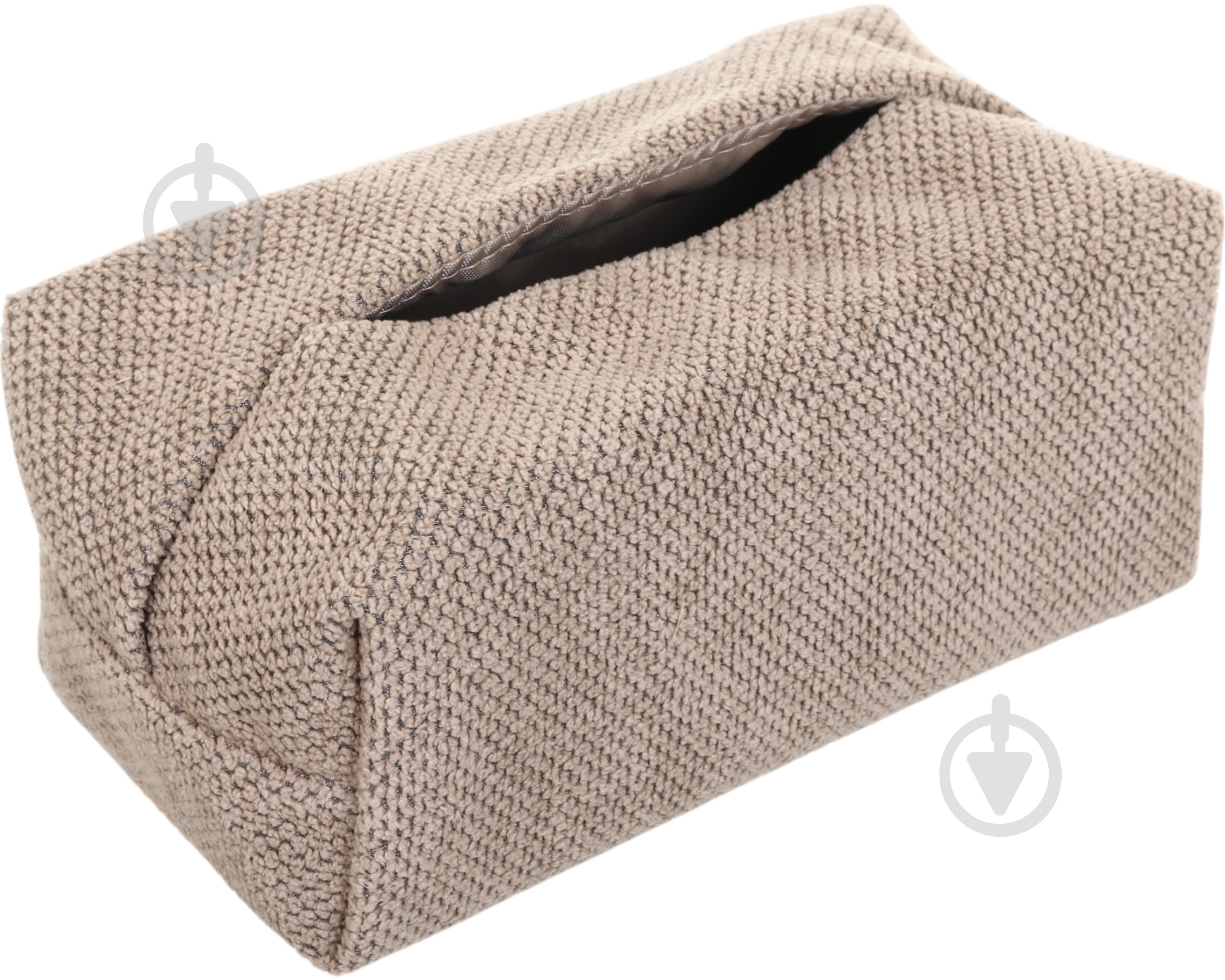 Серветниця декоративна Organize 21х9х11,5 см бежева - фото 1 Серветниця декоративна Organize 21х9х11,5 см бежева - фото 1