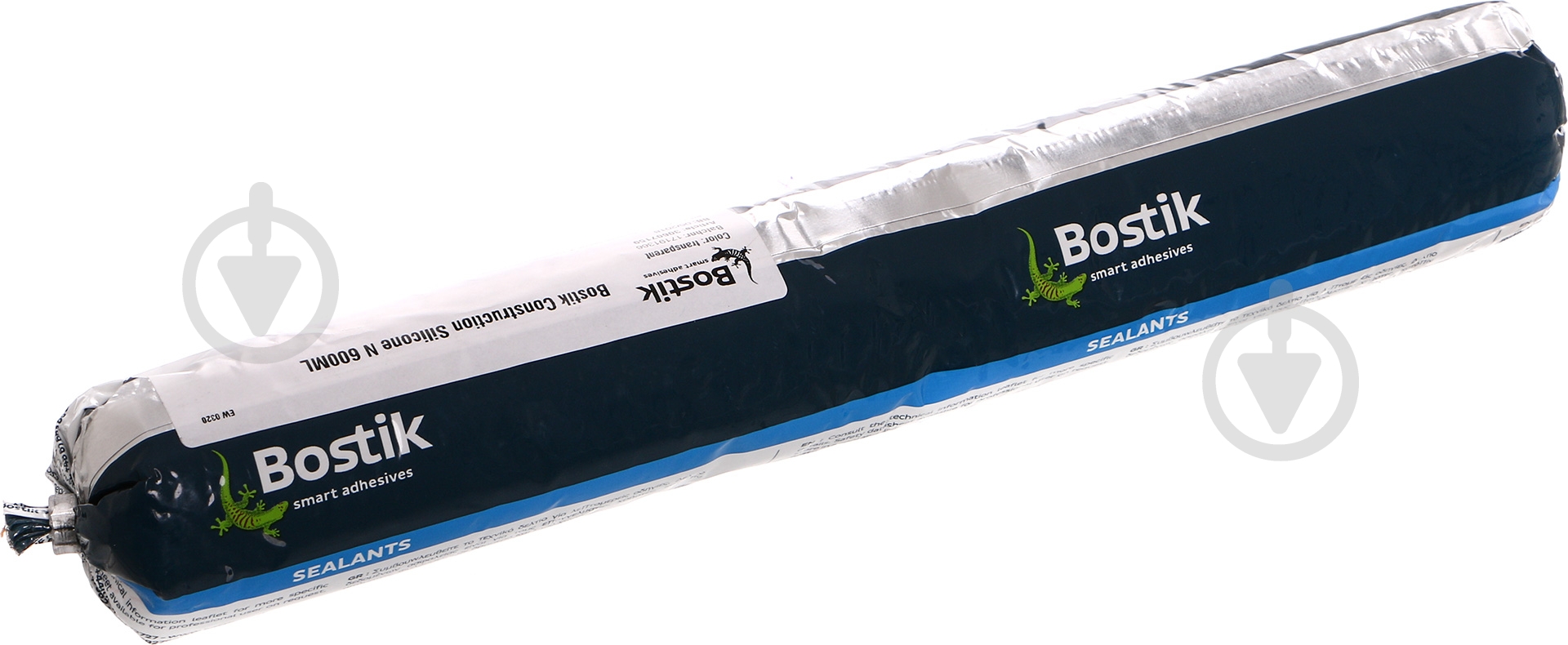Герметик силиконовый Bostik Construction Silicone N белый 600 мл - фото 1