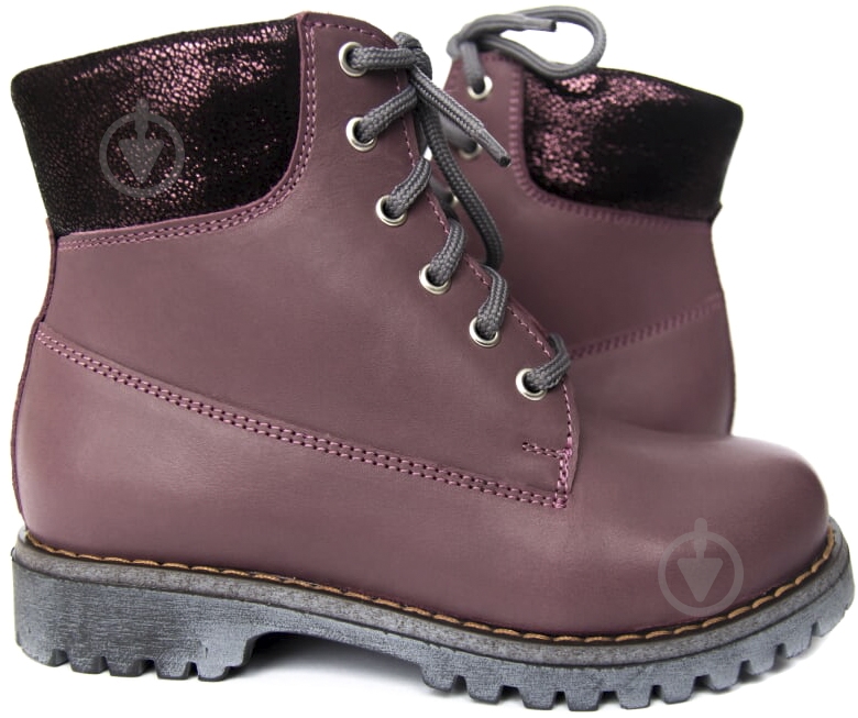 Ботинки для девочки Мальви р.34 сливовый Ш-336 - фото 2 Ботинки для девочки Мальви р.34 сливовый Ш-336 - фото 2