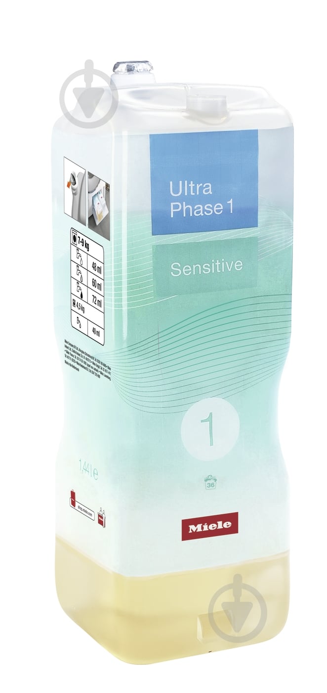 Гель для машинной стирки Miele UltraPhase 1 Sensitive 1,44 л - фото 1