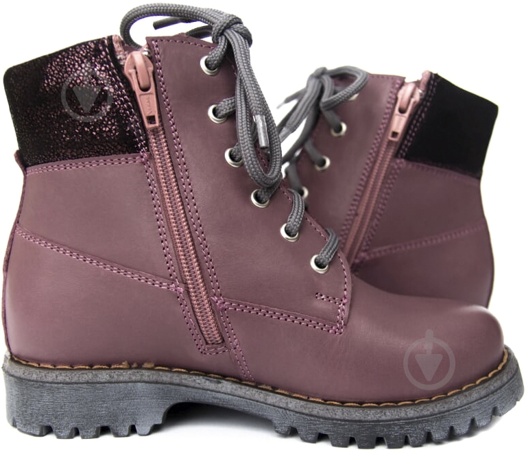 Ботинки для девочки Мальви р.35 сливовый Ш-336 - фото 3