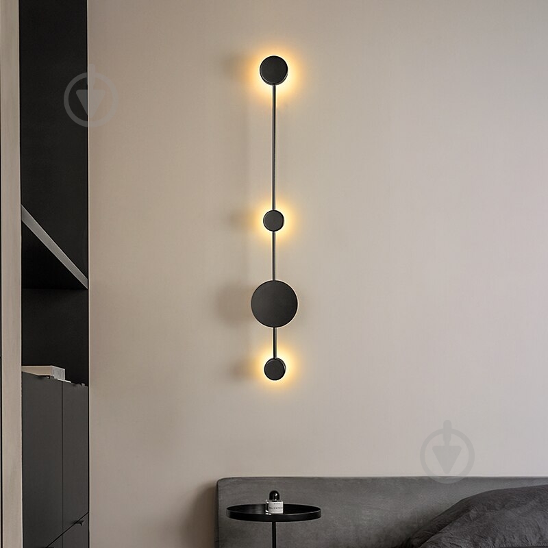Бра Valeso 11 Вт LED-модуль черный 37282 - фото 1