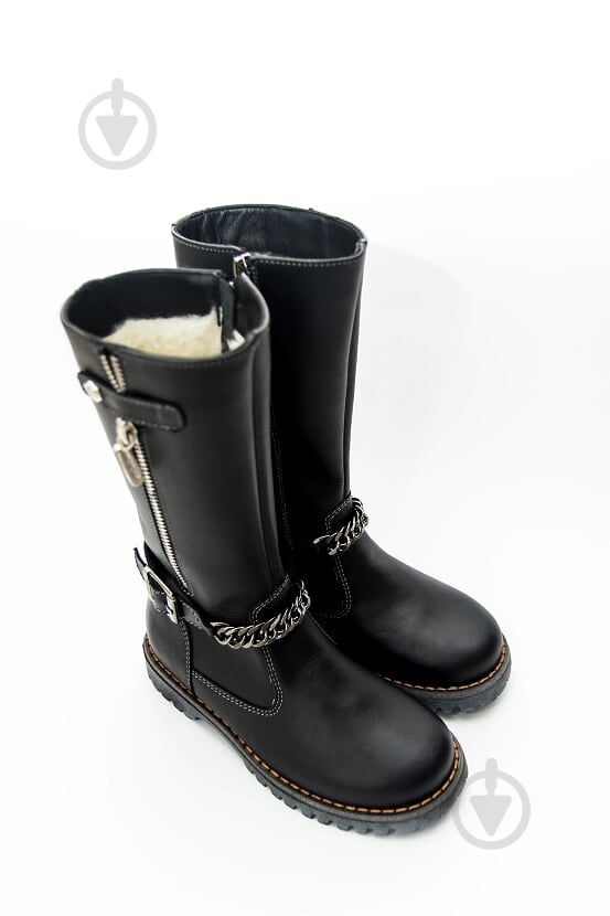 Сапоги для девочки Мальви р.30 черный Ш-394 - фото 1 Сапоги для девочки Мальви р.30 черный Ш-394 - фото 1