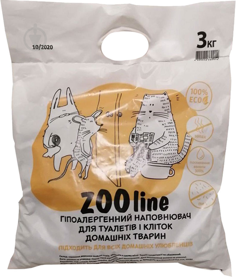 Наполнитель для туалета ZOOline 6 мм 3 кг - фото 1