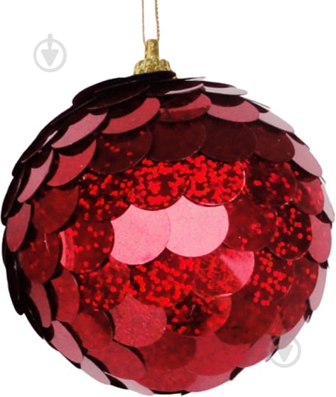 Шар пластиковый Shunda з лускою d80SDA94480R 80 мм красный SDA94480R - фото 1 Шар пластиковый Shunda з лускою d80SDA94480R 80 мм красный SDA94480R - фото 1