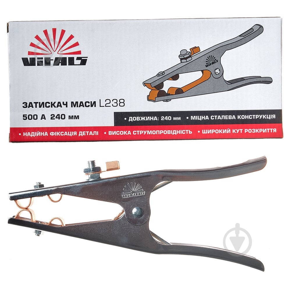 Клемма массы Vitals L238 500A 140938 - фото 3 Клемма массы Vitals L238 500A 140938 - фото 3