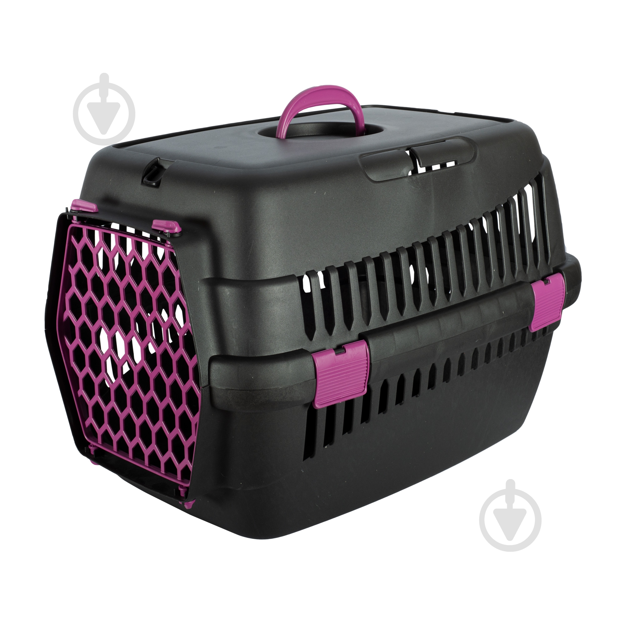 Переноска SGbox для собак та котів до 12 кг SG 39x55x36,5 см чорний/мікс - фото 1 Переноска SGbox для собак та котів до 12 кг SG 39x55x36,5 см чорний/мікс - фото 1