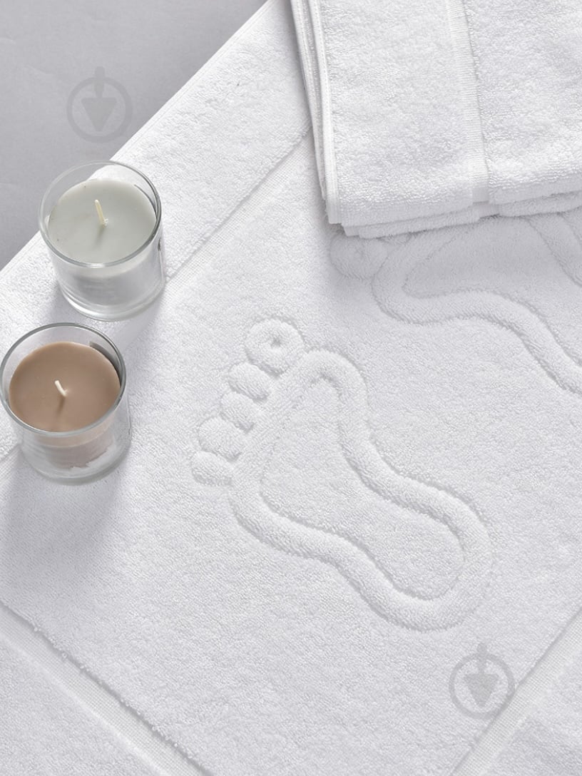 Коврик для ног 50x70 см белый IDEAL TEXTILE - фото 2 Коврик для ног 50x70 см белый IDEAL TEXTILE - фото 2