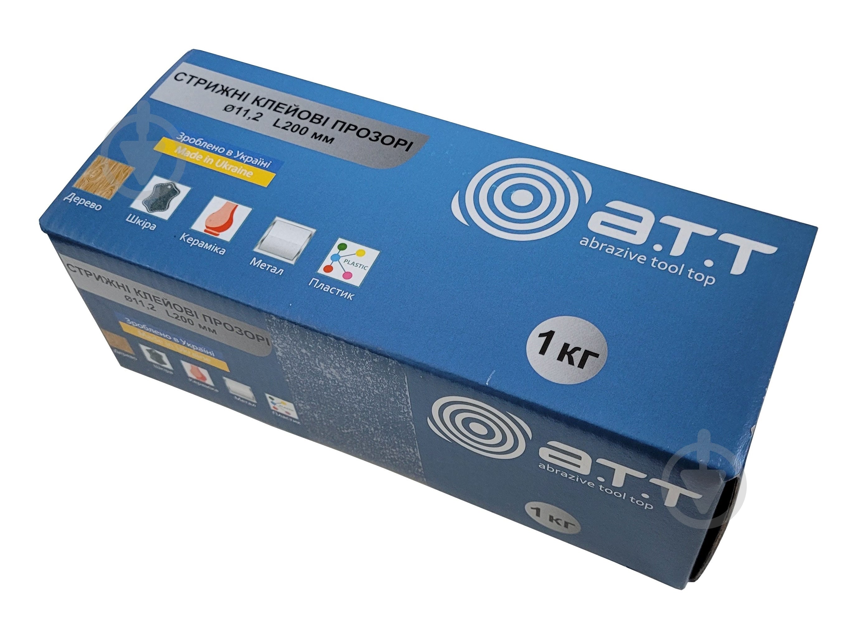 Стрижні клейові A.T.T. прозорі 1 кг 200 x 11,2 мм - фото 2