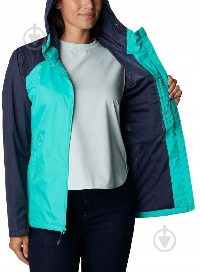 Куртка Columbia Inner 1895802.362/e.turquoise р.XS бирюзовая - фото 2 Куртка Columbia Inner 1895802.362/e.turquoise р.XS бирюзовая - фото 2