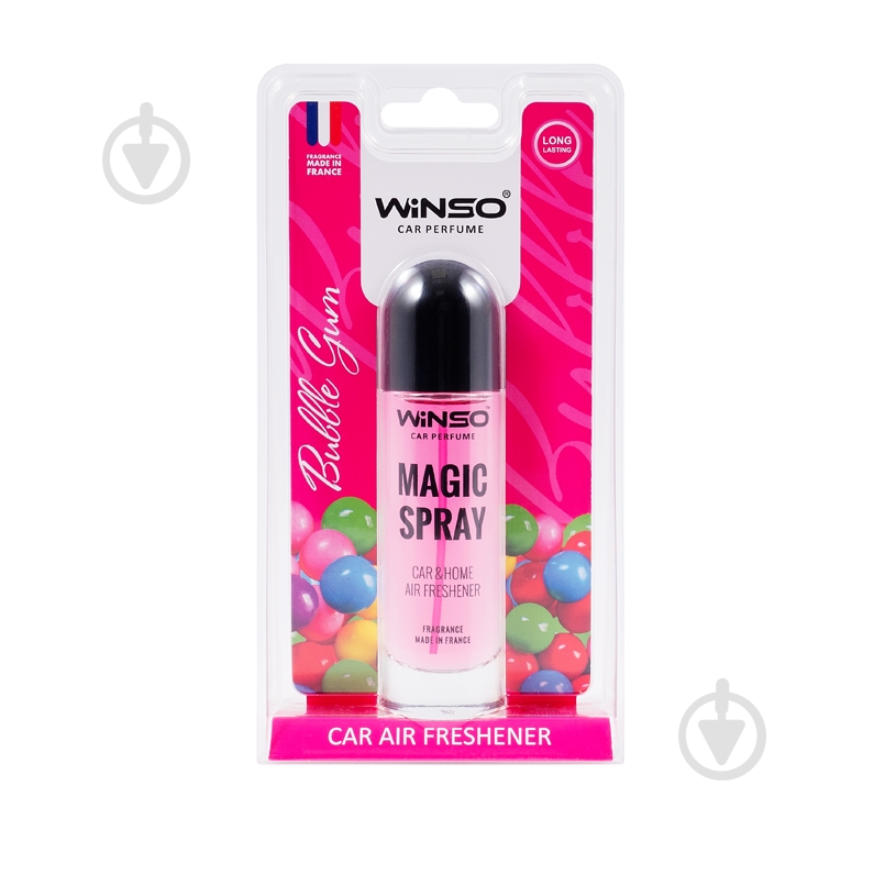 Ароматизатор спрей WINSO Magic Spray Bubble Gum 532460 30 мл - фото 1
