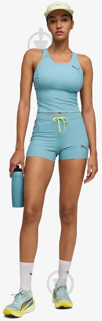 Топ Puma LIGHTSPEED CROP TOP 52850046 р.S голубой - фото 4 Топ Puma LIGHTSPEED CROP TOP 52850046 р.S голубой - фото 4