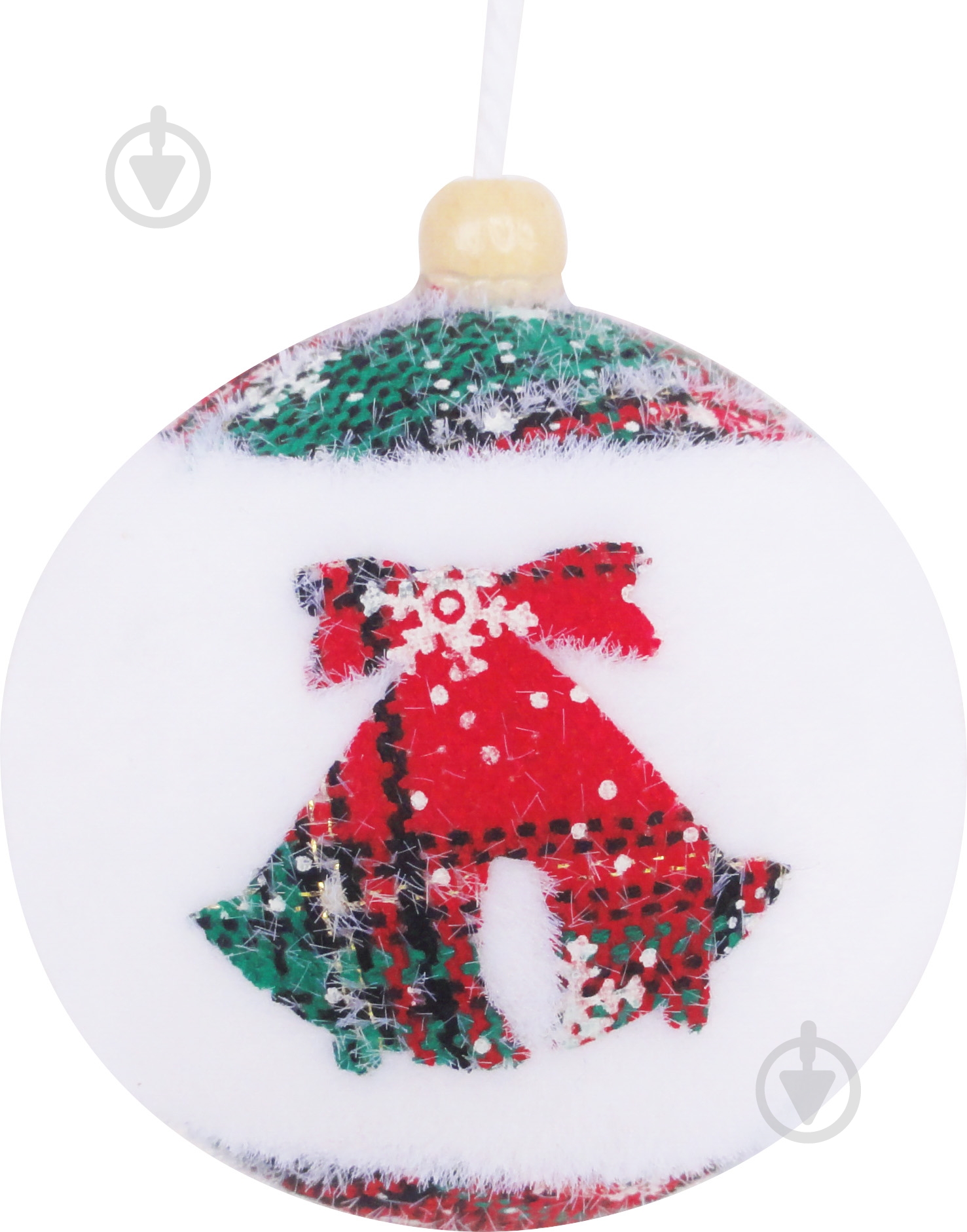 Шар пластиковый Shunda Кантрі d80 SDA171080W 80 мм белый/разноцветный EPI-SDA171080W - фото 1