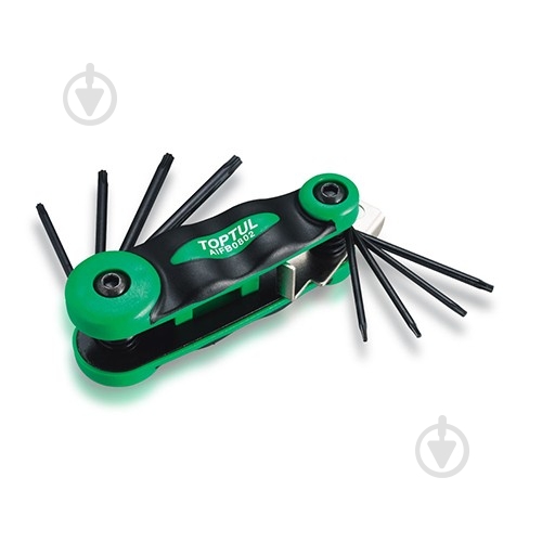 Набор ключей Torx Toptul T6-T25 AIFB0802 - фото 1