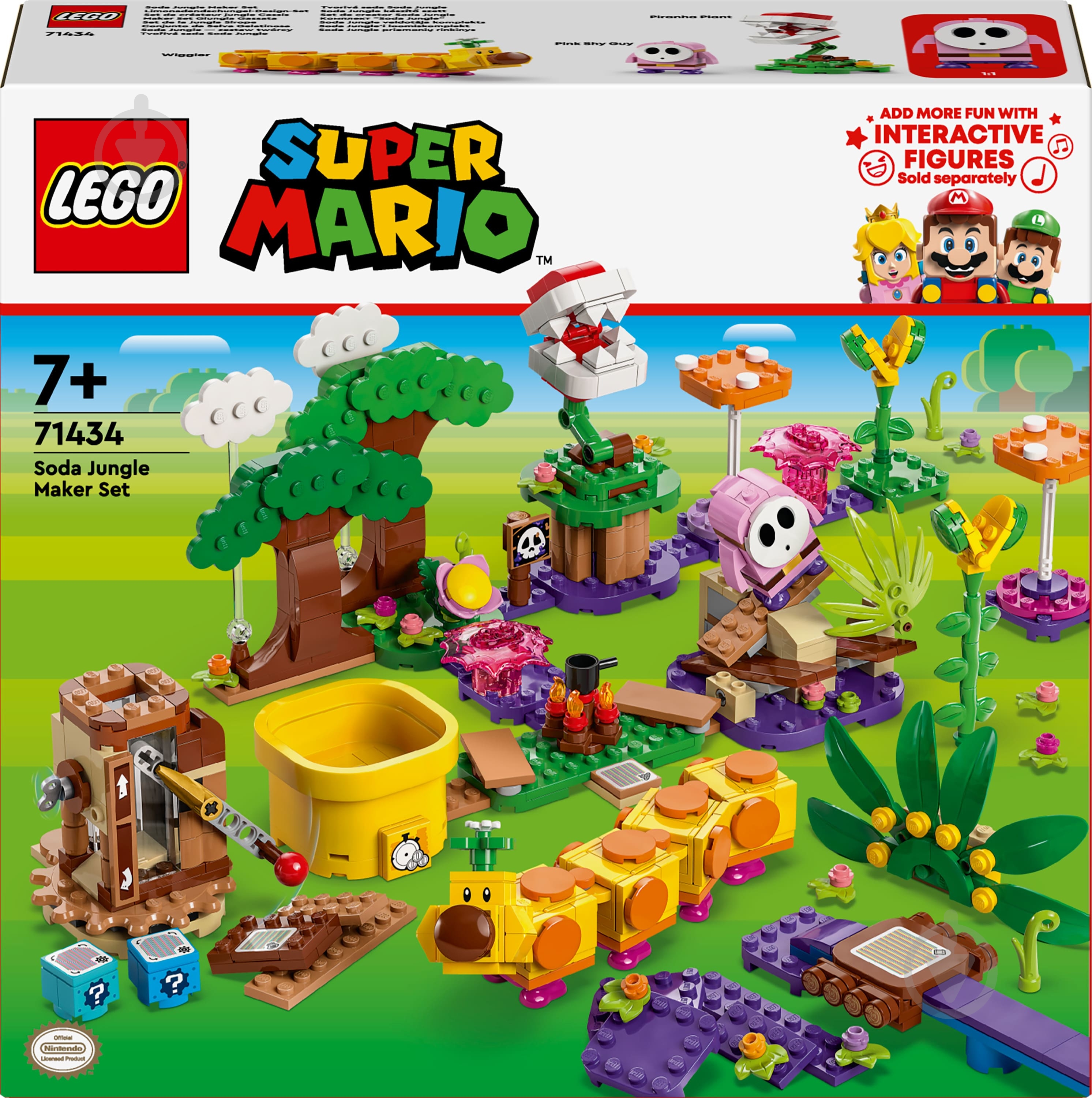 ᐉ Конструктор LEGO Super Mario Набор для сборки Soda Jungle 71434