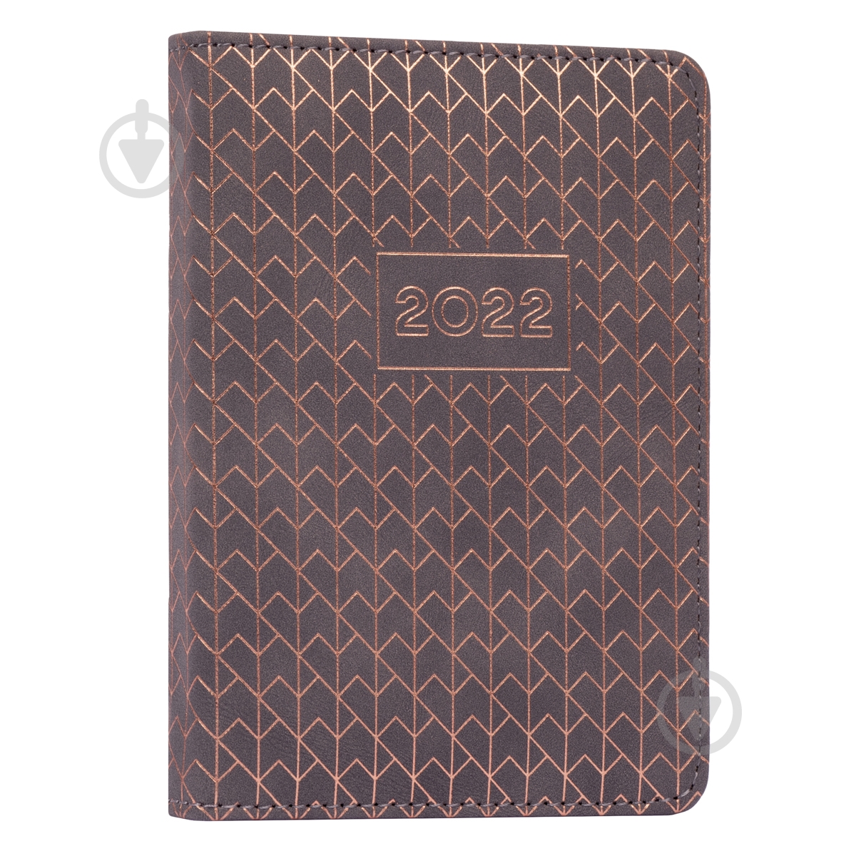 Дневник датированный коричневый Leo Planner Cluster A6 2022 - фото 1