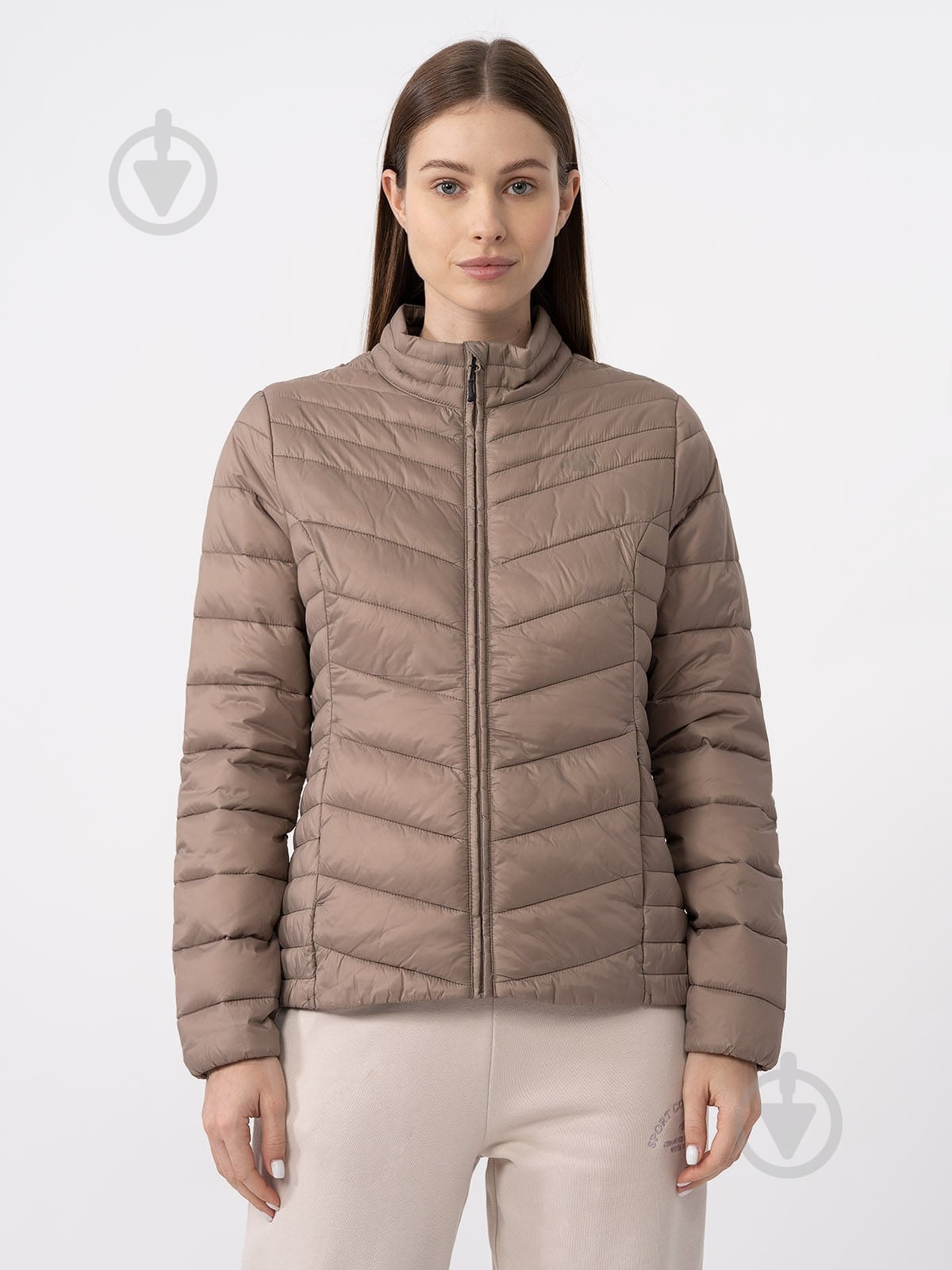 Куртка жіноча 4F DOWN JACKET F224 4FAW23TDJAF224-82S р.XS бежева - фото 1