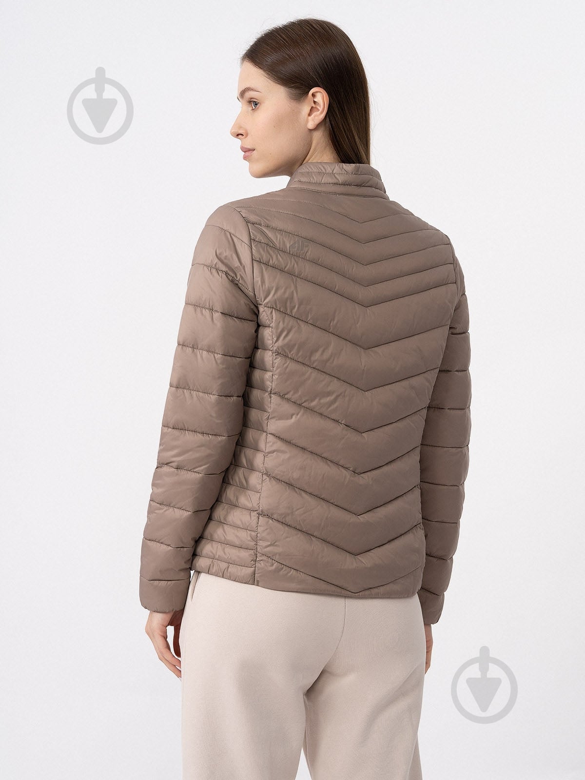 Куртка жіноча 4F DOWN JACKET F224 4FAW23TDJAF224-82S р.XS бежева - фото 3