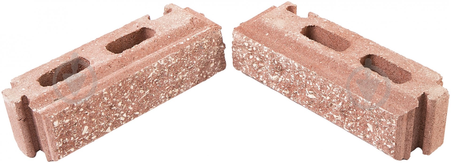 Элемент столба Кая 75x235x75 мм красно-белый Моноліт-Брук (new 90139478) - фото 1