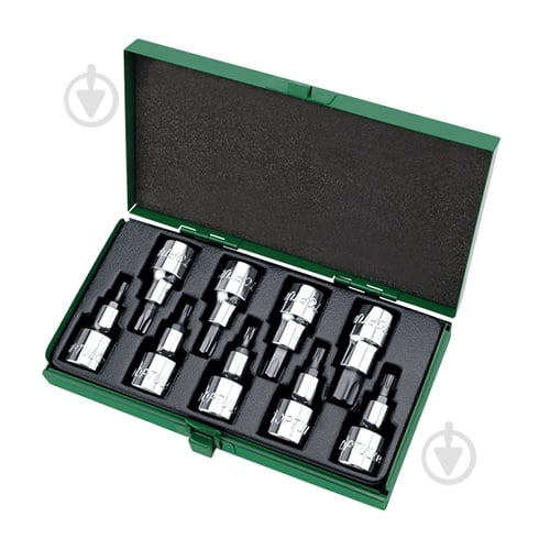 Набор бит Toptul 1/2" Т20-Т60 9 шт. GAAD0903 - фото 1 Набор бит Toptul 1/2" Т20-Т60 9 шт. GAAD0903 - фото 1