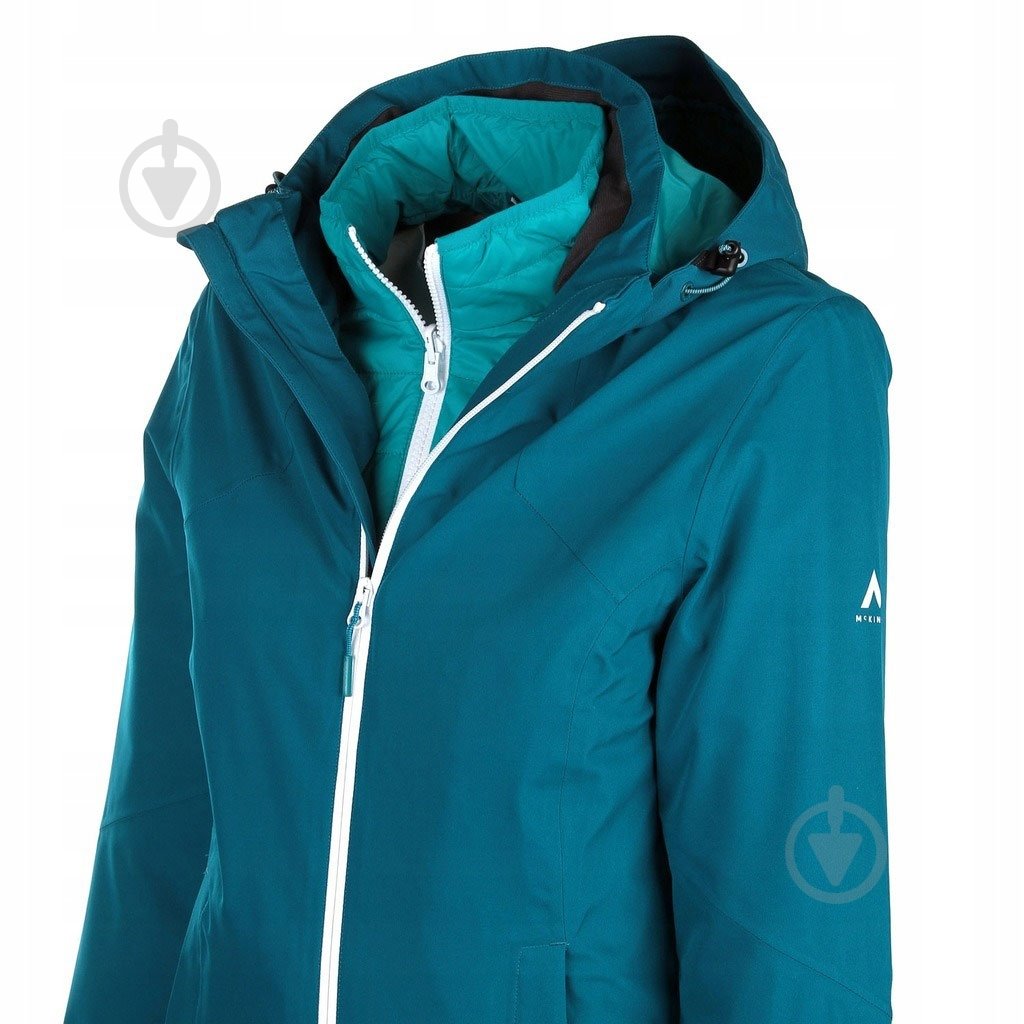 Куртка McKinley Aneli 294639.626/blue petrol р.XXS голубая - фото 3