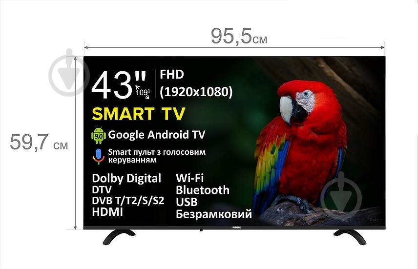 Телевізор PRIME Technics 43F12SG9FR - фото 6
