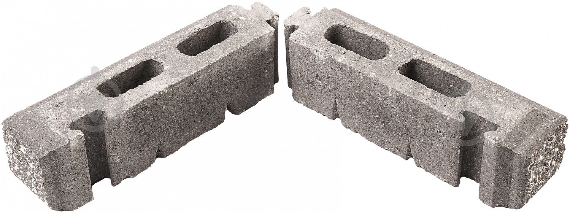 Елемент стовпа Кая 75x235x75 мм чорно-білий Моноліт-Брук (new 90139480) - фото 2