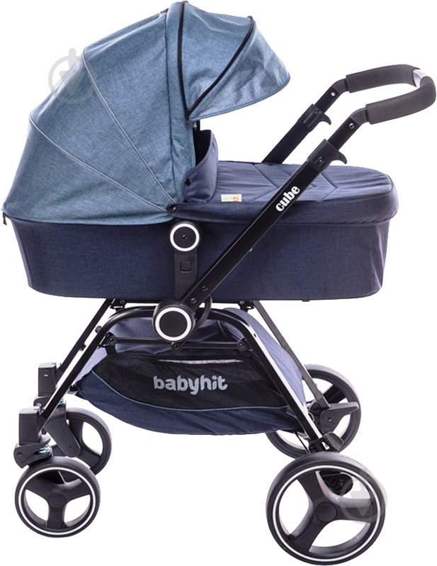 Коляска універсальна 2 в 1 Babyhit Cube Blue 14062 - фото 1