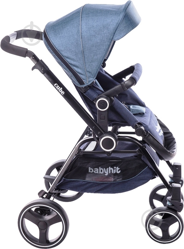 Коляска універсальна 2 в 1 Babyhit Cube Blue 14062 - фото 5