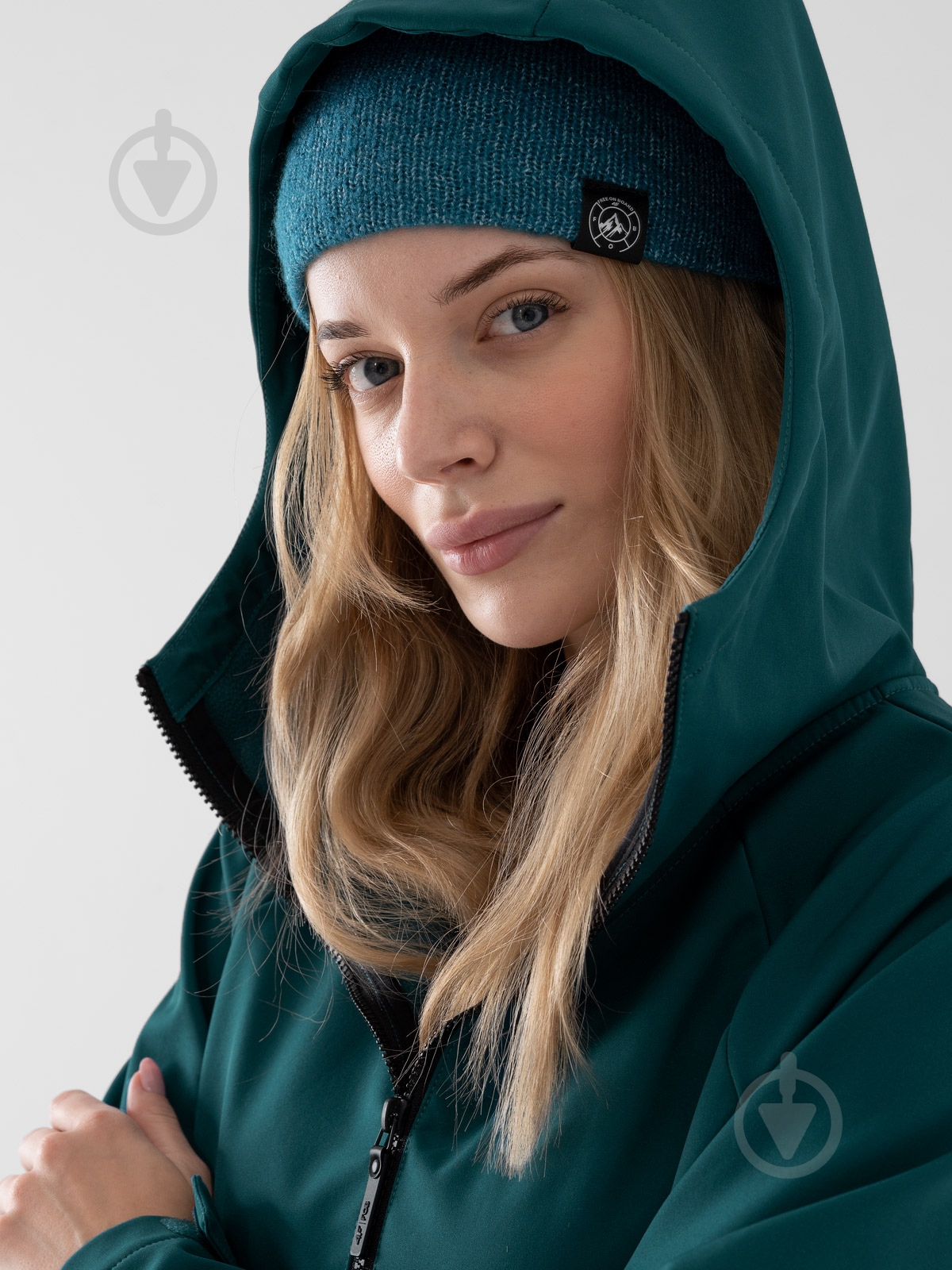 Анорак женский 4F D4Z21-SFD200F-40S р.XL зеленый - фото 2