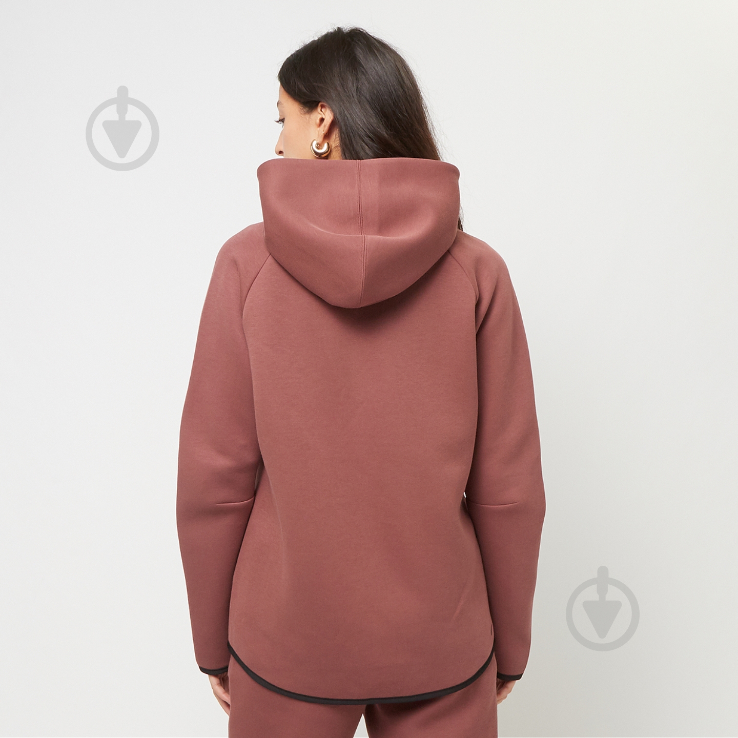 Джемпер Nike W NSW TCH FLC MR JGGR HV6747-218 р.XS коричневый - фото 2