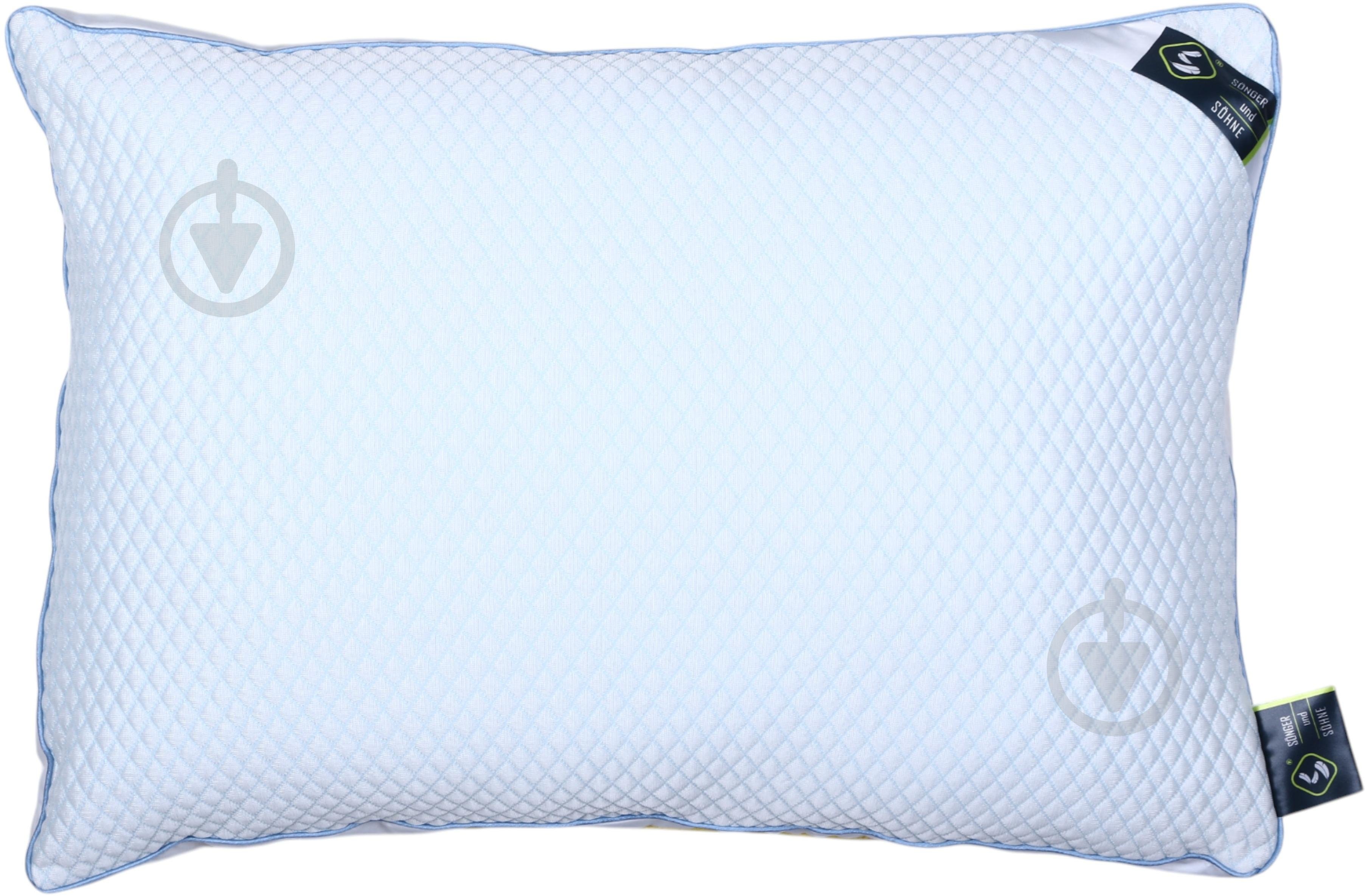 Подушка с охлаждающим эффектом та бортом Songer und Sohne 50x70 см белый - фото 1