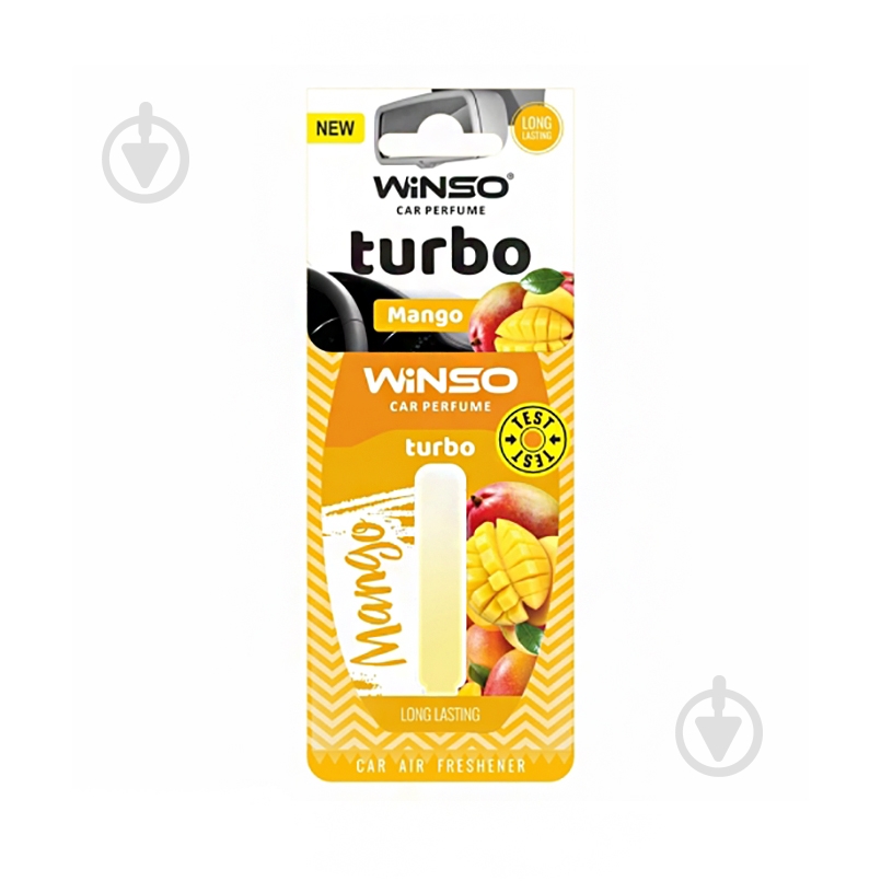 Ароматизатор подвесной WINSO Turbo Mango 532750 55 мл - фото 1