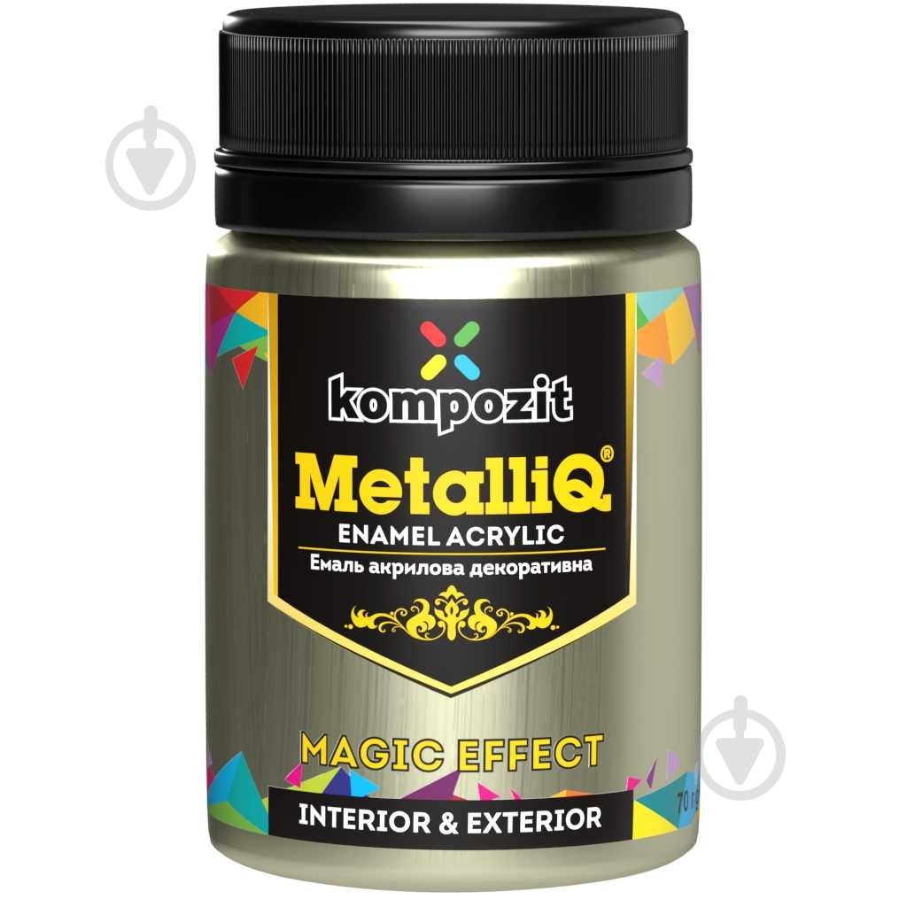 Декоративная краска Kompozit акриловая MetalliQ жемчуг 0,07 кг - фото 1