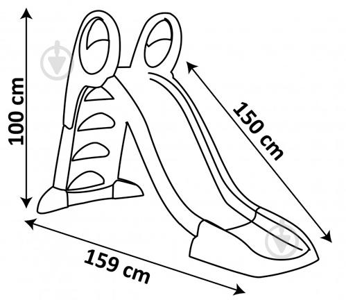 Гірка Smoby Blue з водним ефектом 310269 - фото 5