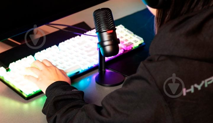 Мікрофон HyperX SoloCast (HMIS1X-XX-BK/G) - фото 13 Мікрофон HyperX SoloCast (HMIS1X-XX-BK/G) - фото 13