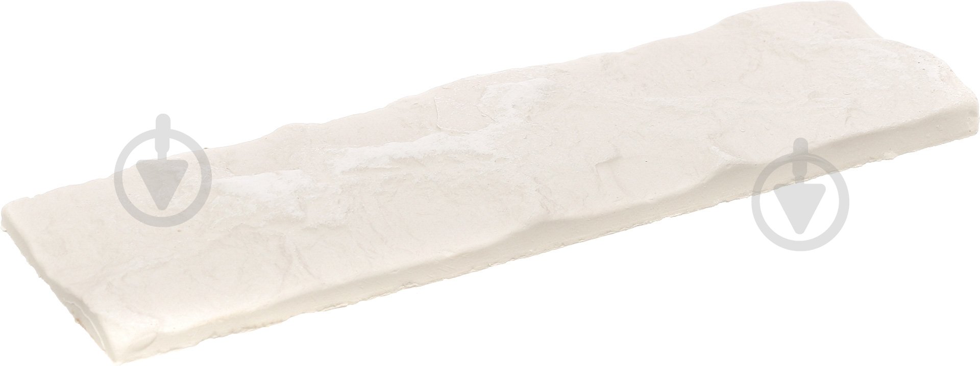 Плитка гипсовая прямая Саватекс Декор Кирпич мраморный белый 0,48 кв.м - фото 3