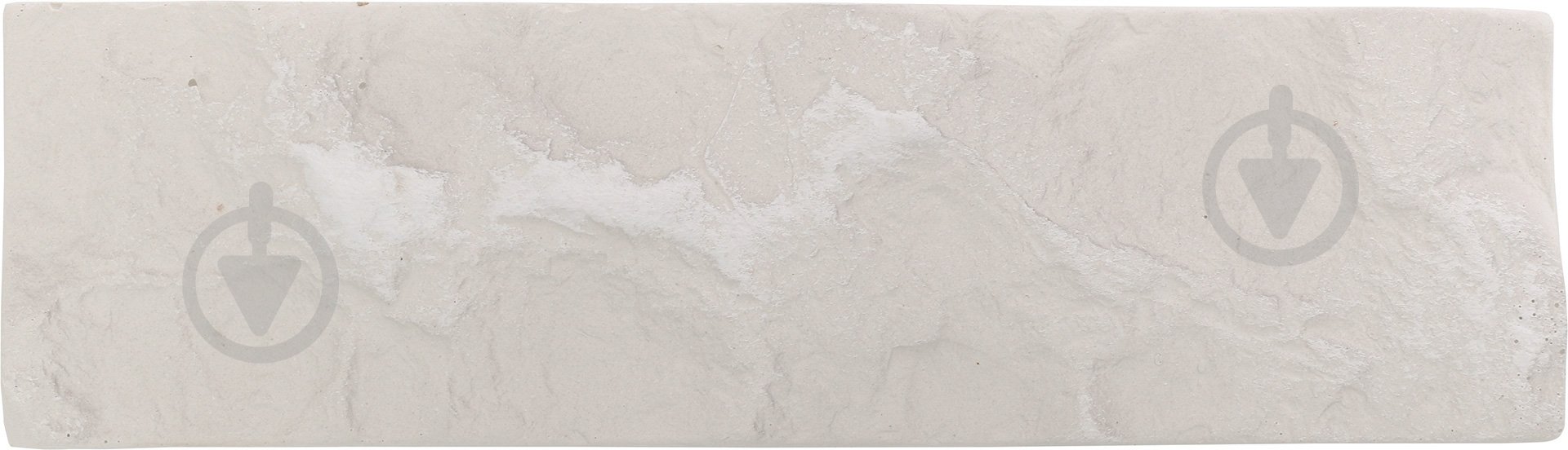 Плитка гипсовая прямая Саватекс Декор Кирпич мраморный белый 0,48 кв.м - фото 4