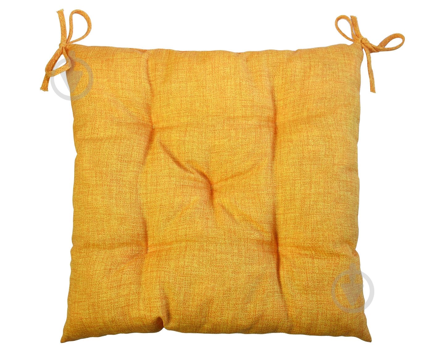 Подушка на стул ТопХит желтая - фото 1 Подушка на стул ТопХит желтая - фото 1