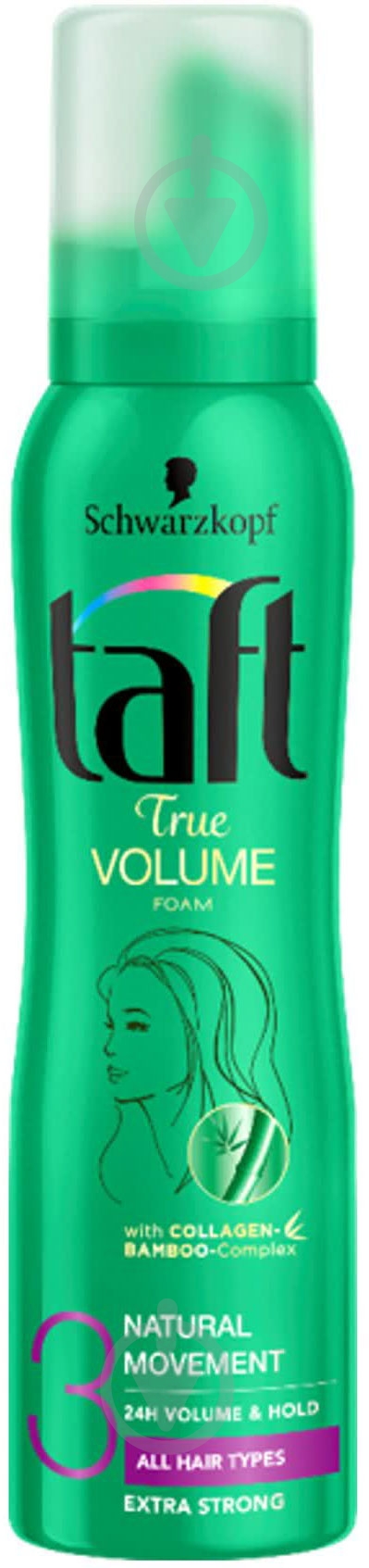 Пена для волос TAFT True Volume 150 мл - фото 1