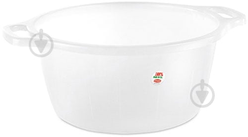 Таз Stefanplast d40 cм белый 19 л - фото 1