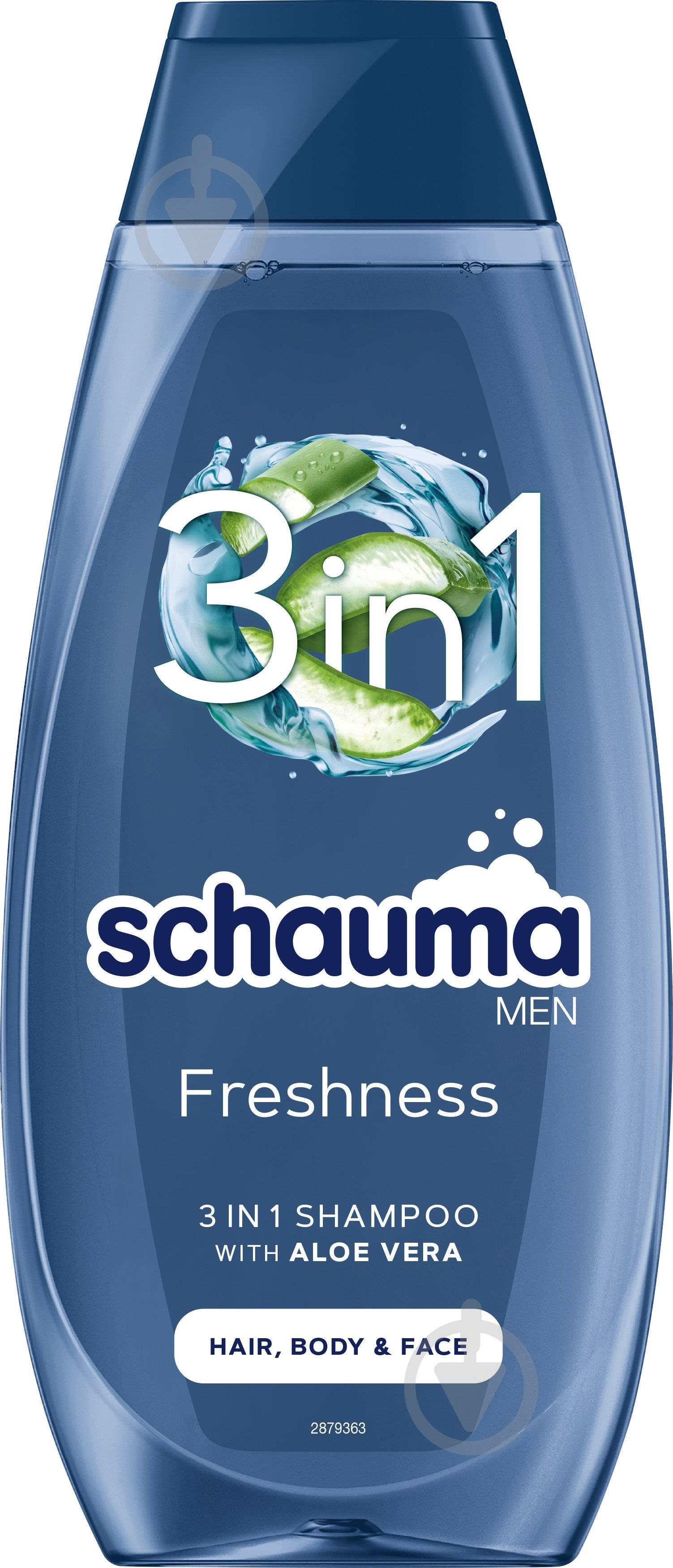 Шампунь Schauma для чоловіків 3в1 Морські мінерали та Алое вера 400 мл - фото 1